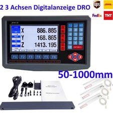 2 3 Achsen Digitalanzeige DRO lineare Skala Scale Hohe Pr&auml;zision 50-1000mm Lathe