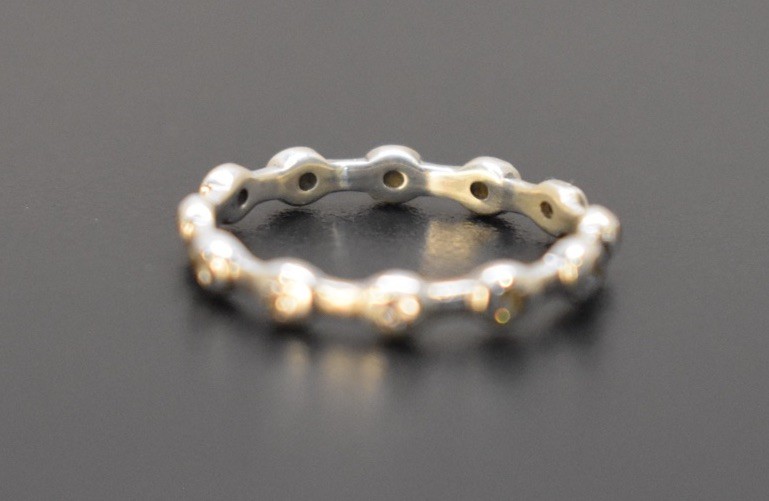 SILPADA ROUNDABOUT BEZEL-SET CZ STACK RING 925 ST… - image 10