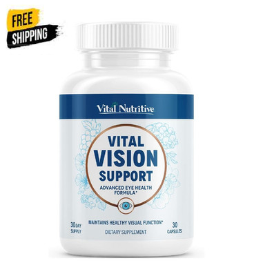 Vital Vision Support   Eye Health Supplement with Vitamin A, Lutein, Beta Carote