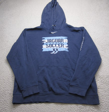 Nike Center Swoosh Hoodie Mens L Faded Y2K Casual Streetwear Pullover