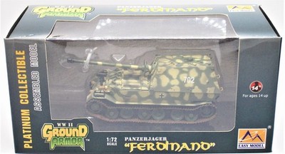 Easy Model 36223 Sd.Kfz184 Panzerjager Ferdinand 654th Kursk USSR 1943 #702 1:72