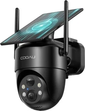 COOAU 2K Security Cameras Wireless Outdoor,Surveillance Cam with AI Detection