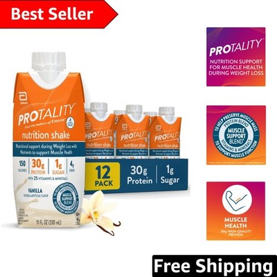 Nutrition Shake for Muscle Support | Vanilla Flavor, 30g Protein, 150 Calories