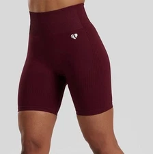 Women’s Best Power Seamless Cycling Shorts Small Dark Cherry NWT