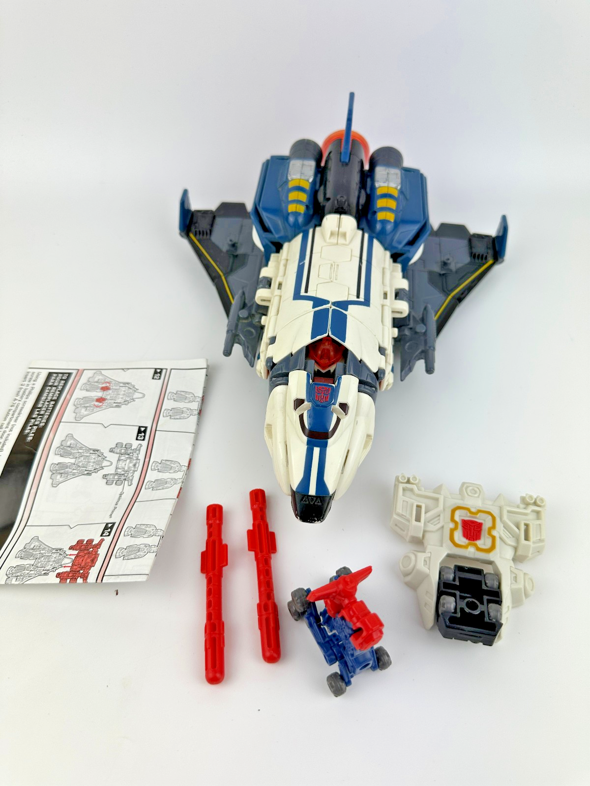 Transformers Armada Jetfire W/ Comettor Mini-Con Missles Manual 2003 ...