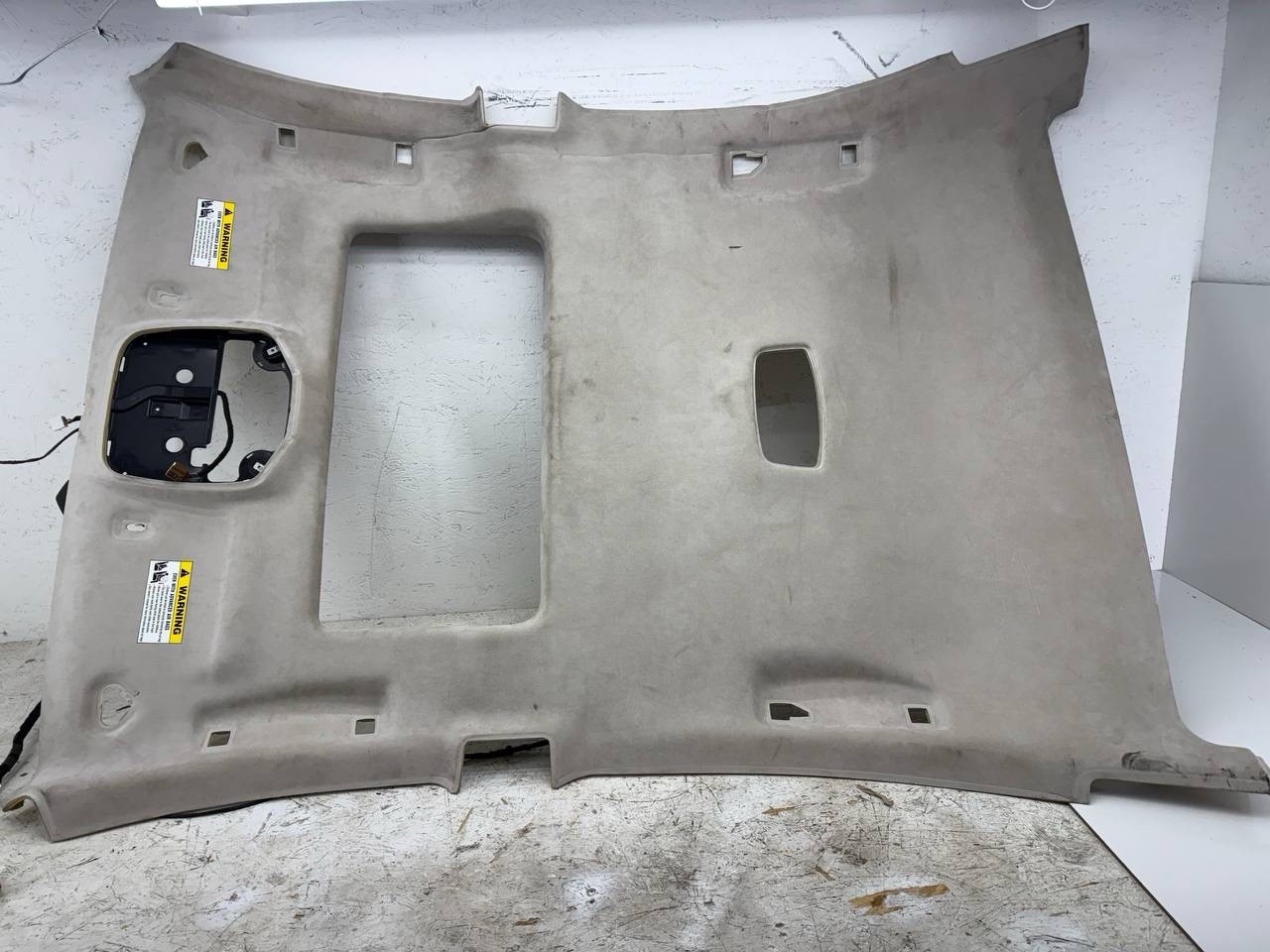 2014-2020 MASERATI GHIBLI M157 UPPER OVERHEAD ROOF HEADLINER COVER PANEL White