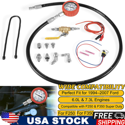 #ad #ad High Pressure Oil Leak Test Kit For Ford 6.0L 7.3L Powerstroke F250 F350 CAT 312 $124.26
