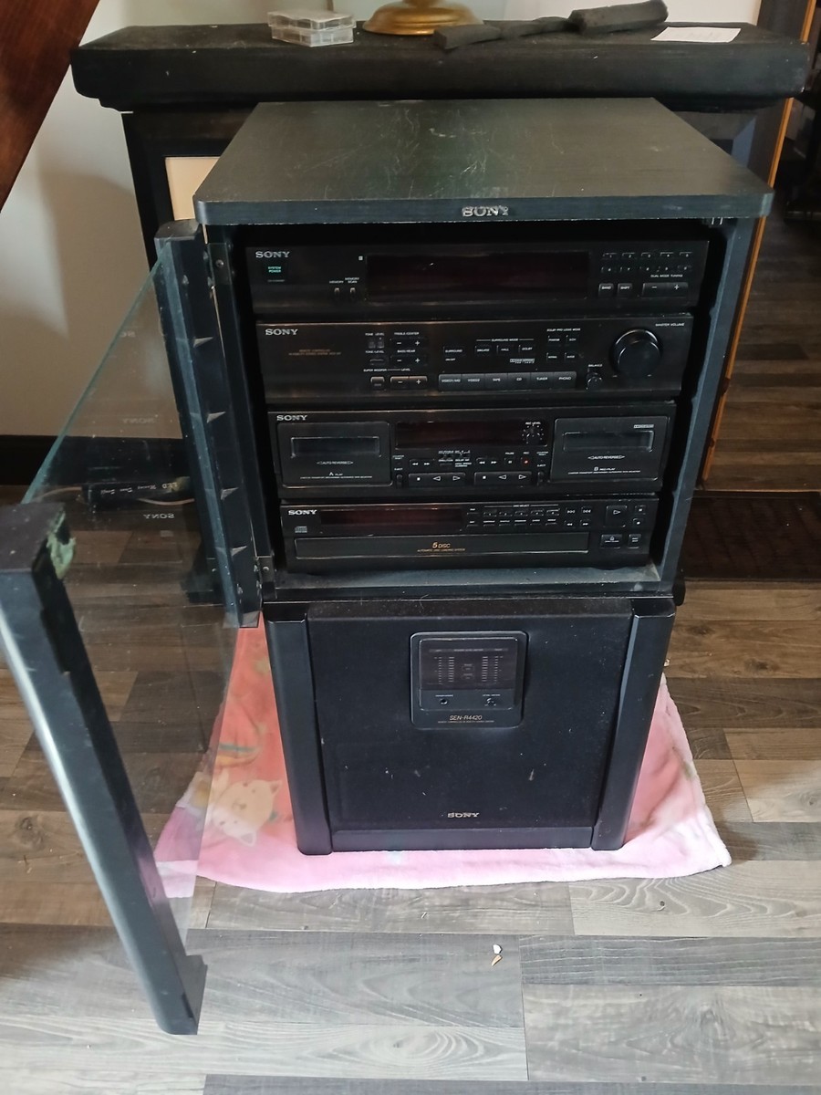 Rare SONY HCD-541 Compact Disc Deck Receiver CD/Am/FM/Cassette