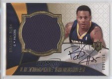 2008-09 Ultimate Collection Rookies Jersey 6/150 Brandon Rush #138 Auto 0dp1
