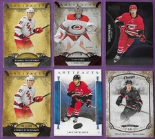 🏒 Carolina Hurricanes NHL Card Lot (31 Cards) – Aho, Svechnikov, Necas & Insert