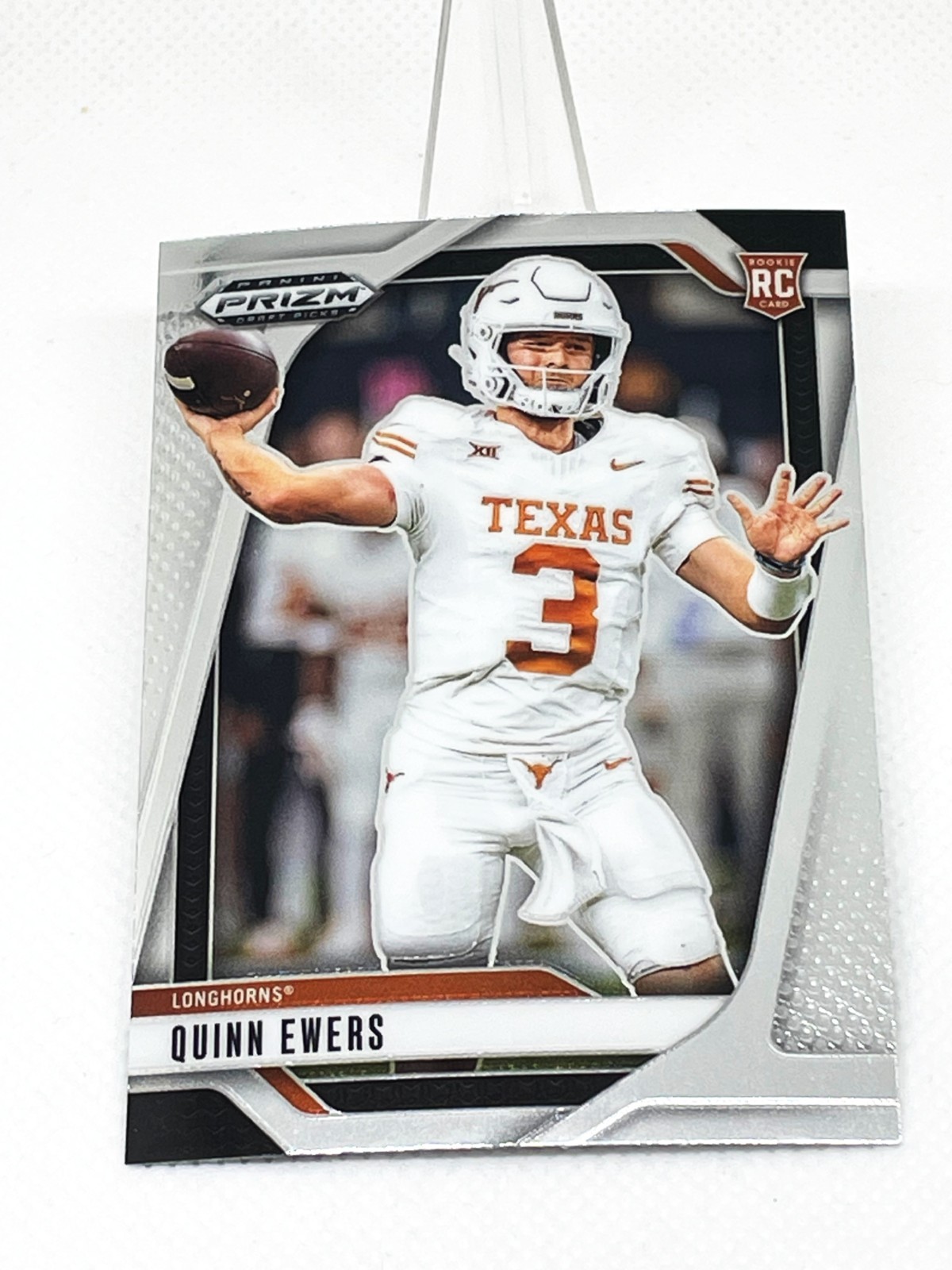 2025 Panini Prizm Draft Picks Quinn Ewers RC #126 TX Longhorns Dolphins Rookie