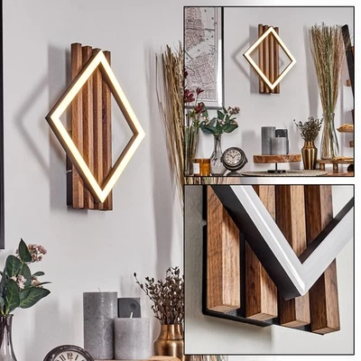 HOFSTEIN Ellekilde Wandleuchte Lampe Wand Wall Lamp Wandlampe Holzoptik modern