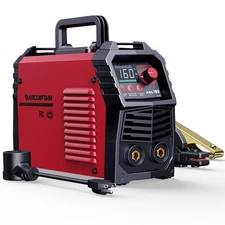 ARCCAPTAIN 110V/220V Stick Welder, [Large LED Display] 160Amp ARC Welding Machin