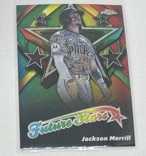 Jackson Merrill 2025 Topps Chrome Future Stars #FS-3 Padres 