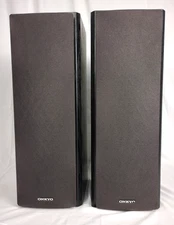 Onkyo SKF-530F Bookshelf Speaker Pair – Front L/R 8 Ohm – Tested & Working