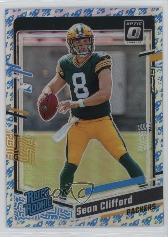 2023 Panini Donruss Optic Rated Rocket Prizm Sean Clifford #242 Rookie RC 8d4