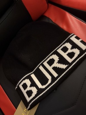 New Black And White Beanie $65