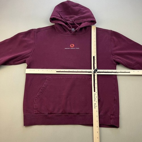 Primitive Naruto Hoodie Sweatshirt Adult Medium Burgundy Itachi Anime Skateboard - Picture 7 of 10