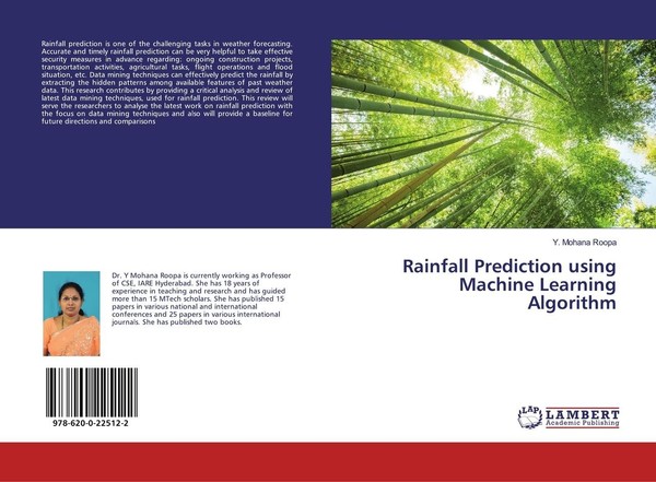 Rainfall Prediction Using Machine Learning Algorithm Y. Mohana Roopa-image