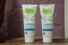 2x Alterra Zahncreme | Fluoridfrei | Bio Krä...