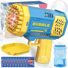 JONEG Bubble Gun, Toys for 3-8 Year Old Boys Girls Medium to Large, Blue