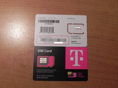 T-MOBILE Triple SIM R15 3 in 1 MINI+MICRO+NANO 5G LTE   USE BY Mar 2028 or LATER