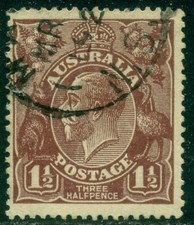 AUSTRALIA SCOTT # 24, KING GEORGE V, USED, GREAT PRICE!