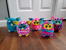 Lot Of 5 Furbies Multicolor All Working 2012 Furby Lot