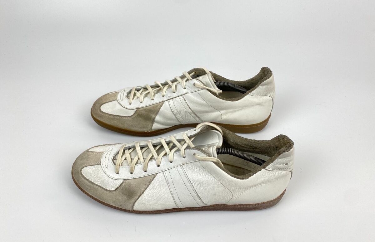 Vintage BW Sport Leather German Army Trainers Size 31cm | eBay Vintage BW Sport Leather German Army Trainers Size 31cm | eBay