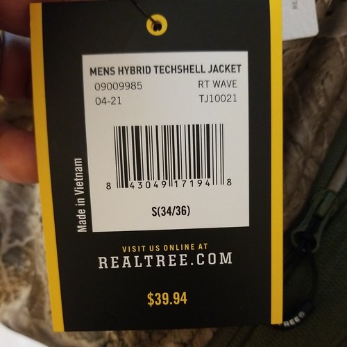 Realtree WaveX Hybrid Techshell Jacket - Picture 9 of 9