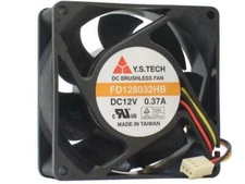 Y.S. Tech FD128032HB DC12V 0.37A 80mm 3-Pin Computer Server Case Cooling Fan