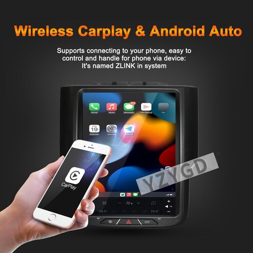 For Dodge Ram 1500 2013-2018 Android Car Radio Carplay Stereo Receiver Screen - Foto 5 di 11