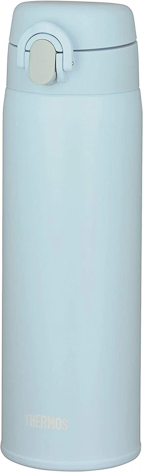 Thermos Water Bottle Vacuum Insulated Mobile Mug 0.5L Dusty Blue 500ml JOF-500 D - Image 2 of 4