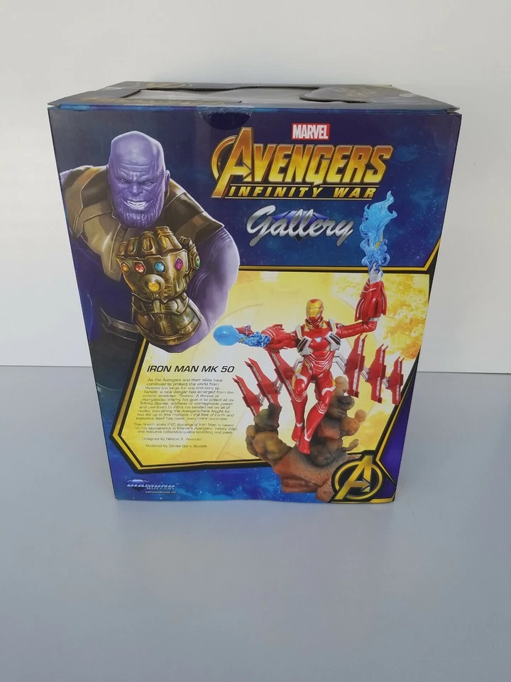 DIAMOND Marvel Gallery Avengers Infinity War: Iron Man Mk 50 PVC, COMO NUEVO SELLADO Foto 4 de 4
