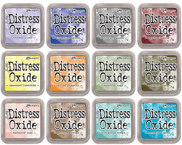 RELEASE 3- Ranger Tim Holtz DISTRESS OXIDE Ink Pads- ALL 12 Colors- IN ...