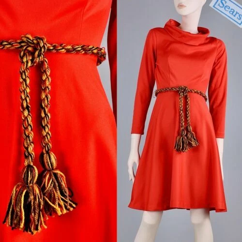 Sears sintético Mod/GoGo Ropa Vintage para Mujeres