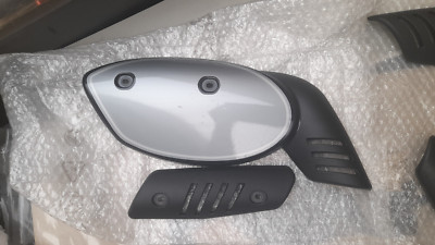 Auspuffschutz Hitzeschutz Seiten Nummernhalter SWM Six Six6 500 450