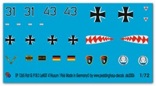 Peddinghaus-Decals 1/72 1265 Fiat G.91 LeKGT 41 Husum 1966