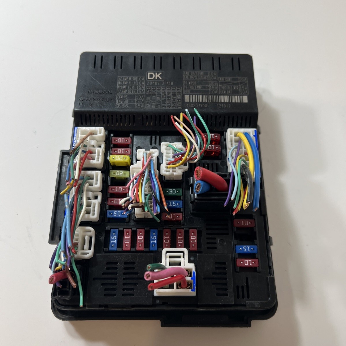 2013 nissan maxima cigarette lighter fuse 2013 NISSAN MAXIMA CONTROL UNIT IPDM FUSE RELAY BOX 284B73TA1B OEM