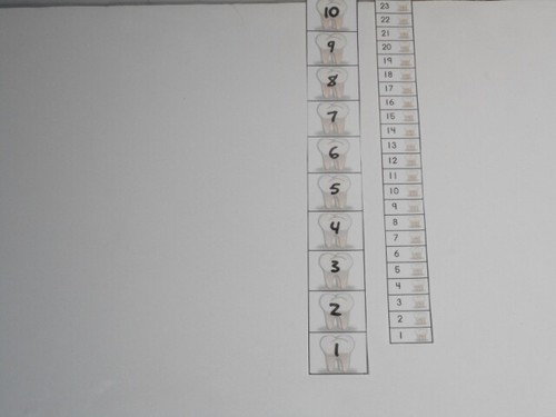 Dental Health Math Measurement In Inches/Centimeters Activity Set Laminated New! - Picture 9 of 9