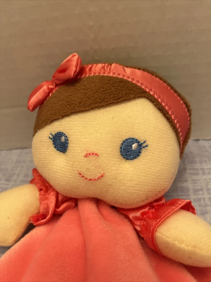 BABY STARTERS ДЕВОЧКА МОЯ ПЕРВАЯ КУКЛА БЕЗОПАСНОСТИ ОДЕЯЛО ПЛЮШЕВЫЙ РЕБЕНОК ПОГРЕМУШКА - Изображение 2 из 4