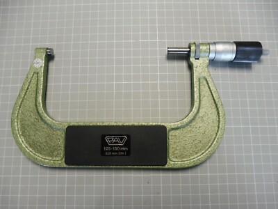 1 x PAV Mikrometer 125-150 mm 0,01 mm DIN I 60401