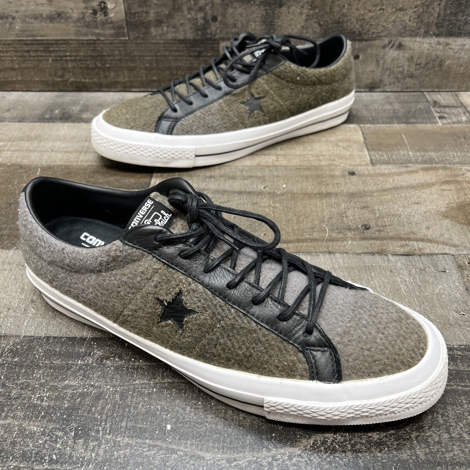 Converse Woolrich Cons One Star Black/Green Mens … - image 1