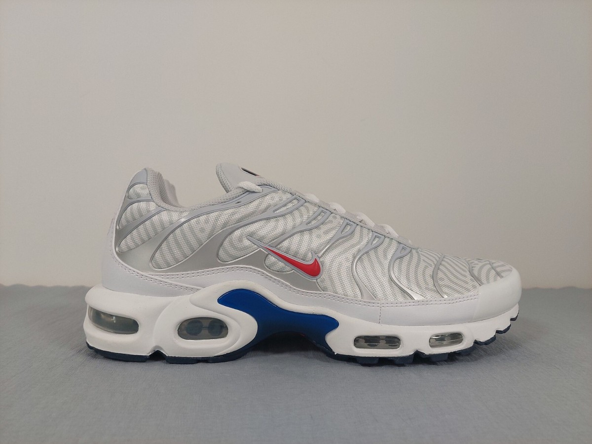 Nike Air Max Plus ホワイト/ブラック 28 Nike Air Max Plus TN White/Black-Metallic Silver size 7.5 US