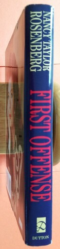 Nancy Taylor Rosenberg ~ First Offense ~ Dutton ~ 1994 ~ Vintage Hard cover - Picture 2 of 7