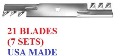 6 Mulching Blades John Deere 48" GX21784 GY20852 LA145 LA140 LA165 D140 USA MADE