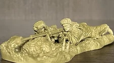PLASTIC PLATOON Soviet soldiers Anti-Tank Rifle PTRS Winter WW2 1:32 New