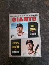 2019 Topps Rookie Stars Ray Black Steven Duggar RC Card# 267. rookie card picture