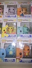 Funko Pop! Pokemon Bundle Set Of 6 MINT WITH POP PROTECTORS