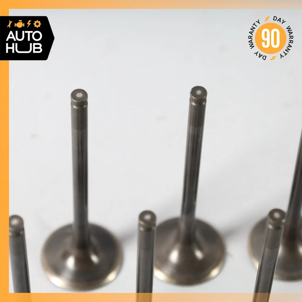 07-15 Mercedes W204 C63 E63 CLS63 AMG Cylinder Head Exhaust Valve Set of 8 OEM - Image 2 of 4